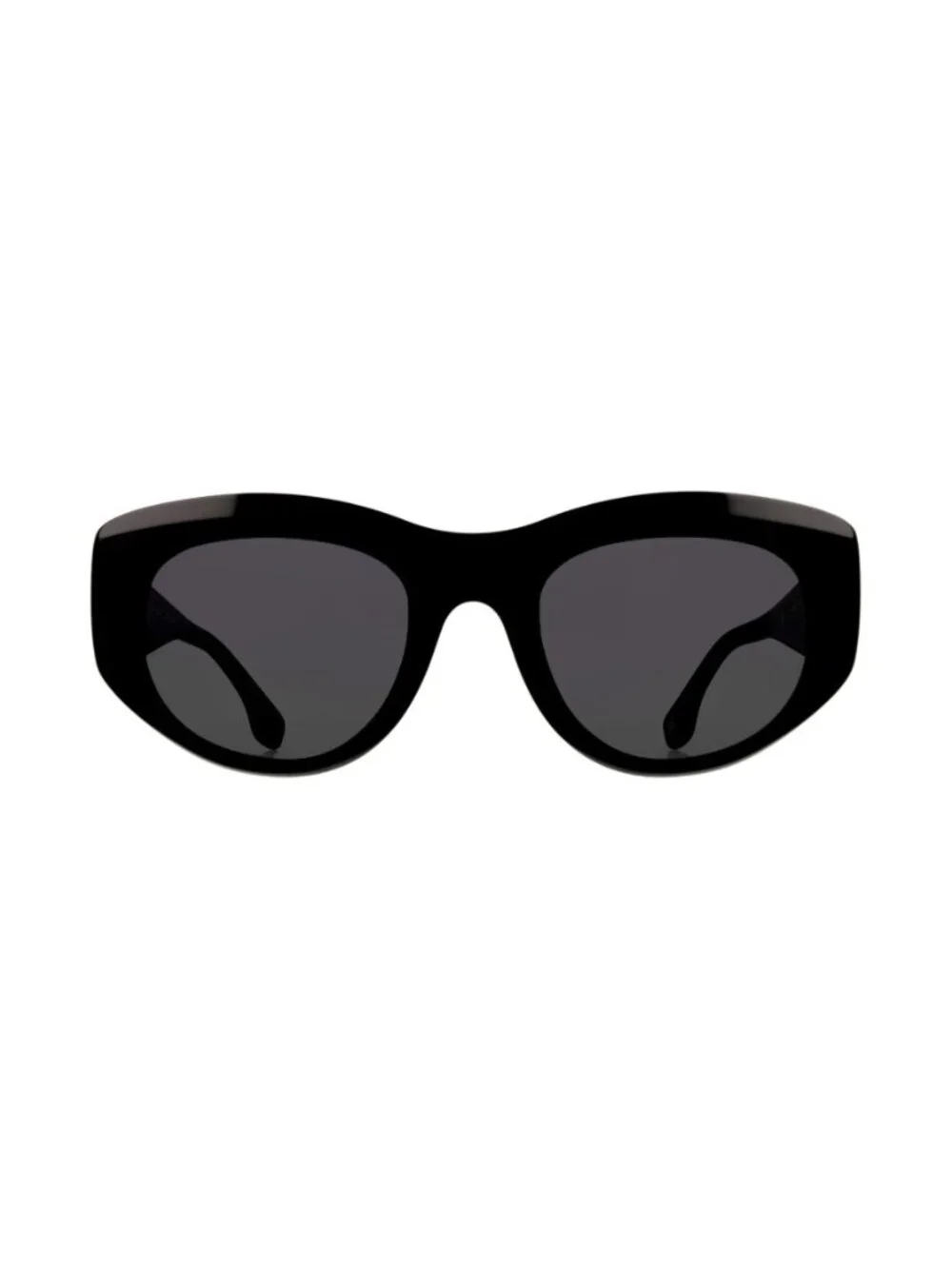 New Raval Eyewear Women's Sunglasses Black Square Grey Lens Acetate Frame HIRE